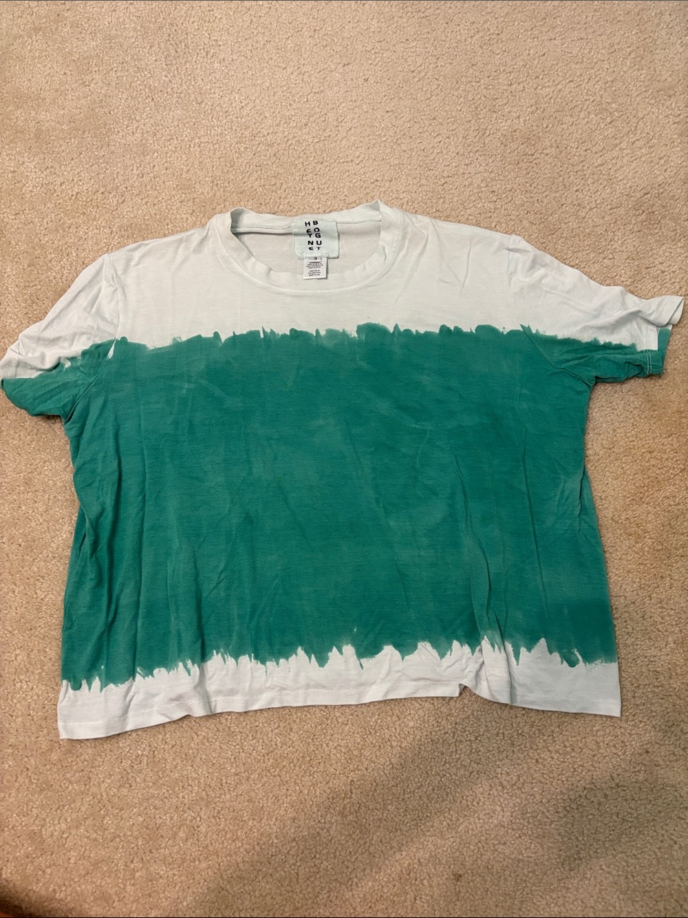 Green Dip-Dye Tee